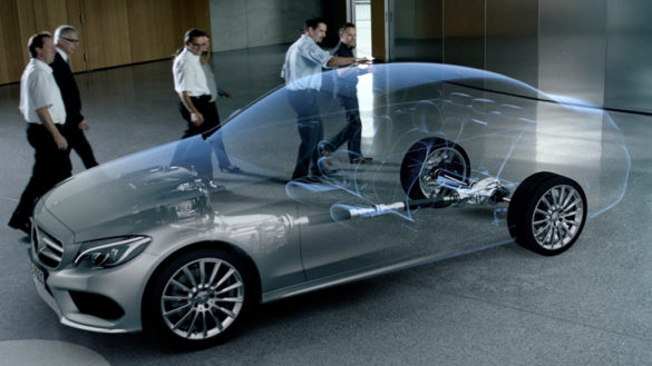 3D Animation Mercedes Getriebe